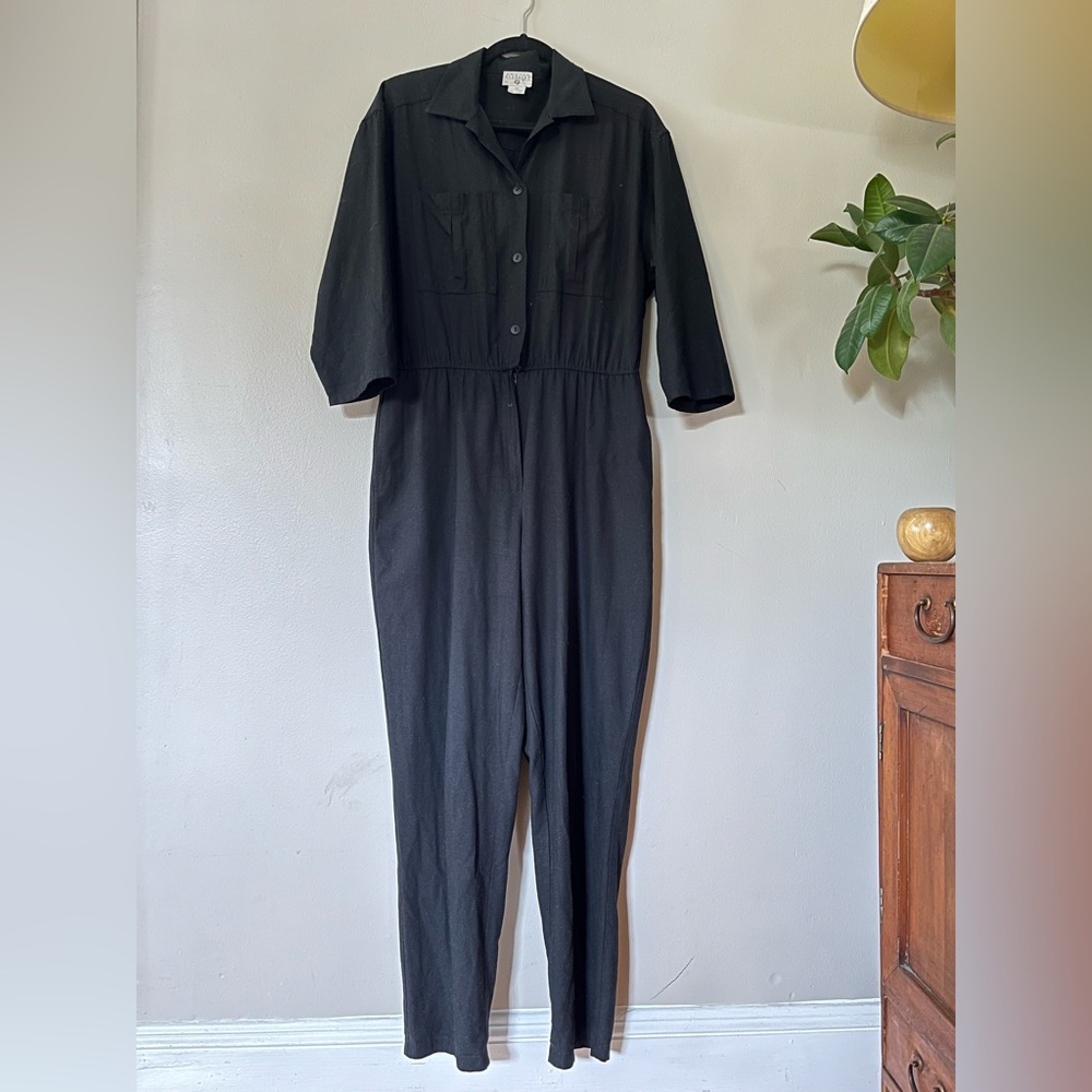 Vintage Silk Noil Jumpsuit